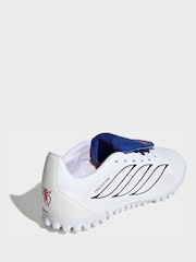 adidas White Predator Club Fold-Over Tongue Turf Football Kids Trainers - Image 4 of 8
