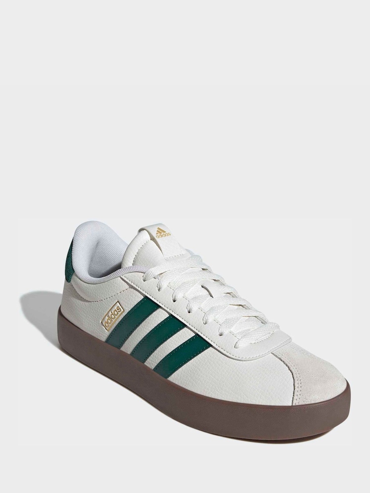 adidas gazelle silver green womens Adidas Gazelle Trainers, White, Leather Gum
