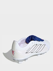 adidas White Predator Club Fold-Over Tongue Firm Ground/Multi Football Boots - Image 5 of 10