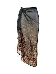 Seaspray Serengeti Pareo Brown Cover-Up - Image 4 of 4