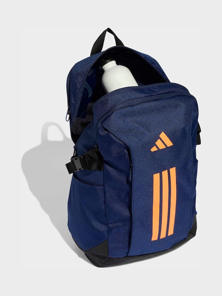 adidas Blue/Orange 3 Stripe VIII Bag - Image 2 of 5