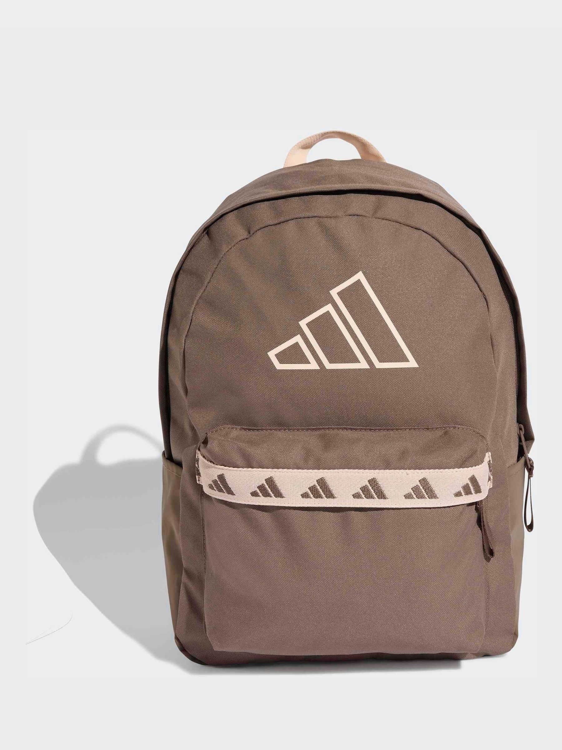 Buy adidas Brown CL Tape Backpack Bag from Next USA