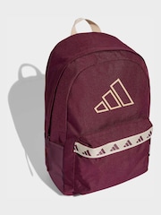 Röd - adidas CL Tape Ryggsäck - Bild 1 av 5