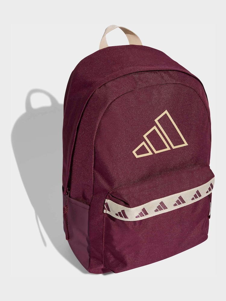 Röd - adidas CL Tape Ryggsäck - Bild 1 av 5