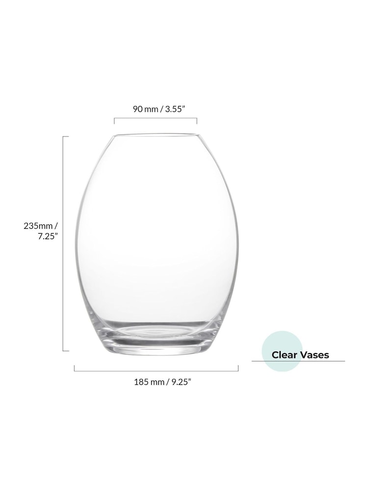 Anton Studio Designs Clear Large Highbury Vase - Image 6 of 6