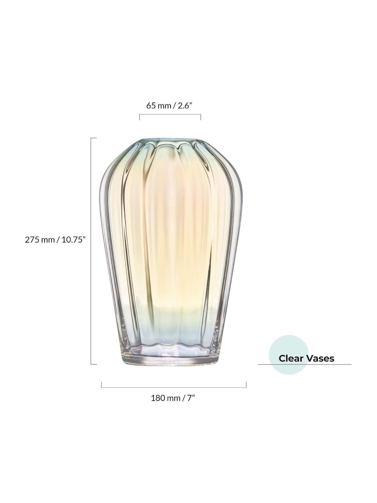 Anton Studio Designs Clear Aura Vase - Image 6 of 6