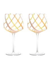 Anton Studio Designs Set of 2 Citrus Rio Gin Glasses - Image 2 of 5