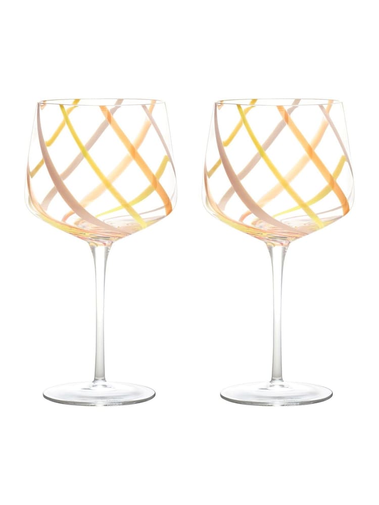 Anton Studio Designs Set of 2 Citrus Rio Gin Glasses - Image 2 of 5