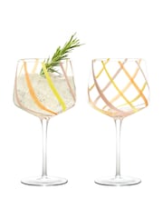 Anton Studio Designs Set of 2 Citrus Rio Gin Glasses - Image 5 of 5