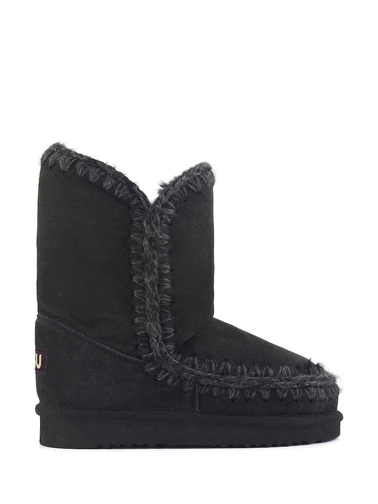 Mou Black Eskimo 24 Sheepskin Lined Suede Boots - Image 1 of 5 Mou Black Eskimo 24 Sheepskin Lined Suede Boots - Image 1 of 5