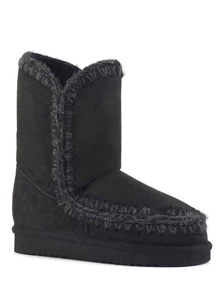Mou Black Eskimo 24 Sheepskin Lined Suede Boots - Image 2 of 5 Mou Black Eskimo 24 Sheepskin Lined Suede Boots - Image 2 of 5