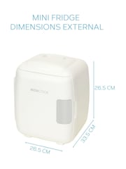 MONCOOK White Mini Fridge 9 Litre - Image 3 of 7