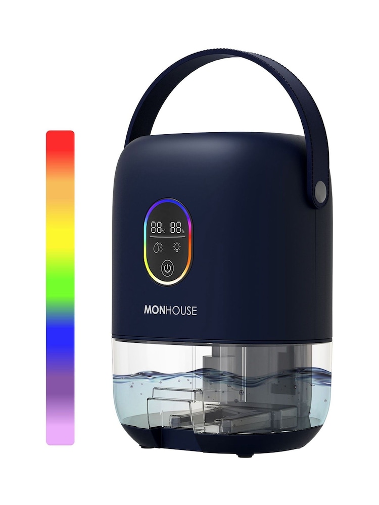 MONHOUSE Navy Premium Damp Absorber 1000ml Dehumidifier - Image 1 of 7
