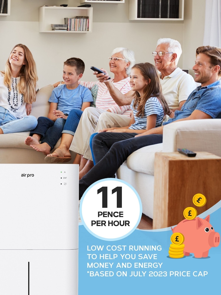 Air Pro White 25L Day Digital Dehumidifier with WiFi Large 4L Ta Tank - Image 7 of 7