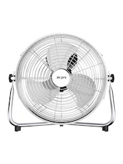 Air Pro White 14" Floor Fan with Powerful Air Cooling & Circulating - Image 1 of 7