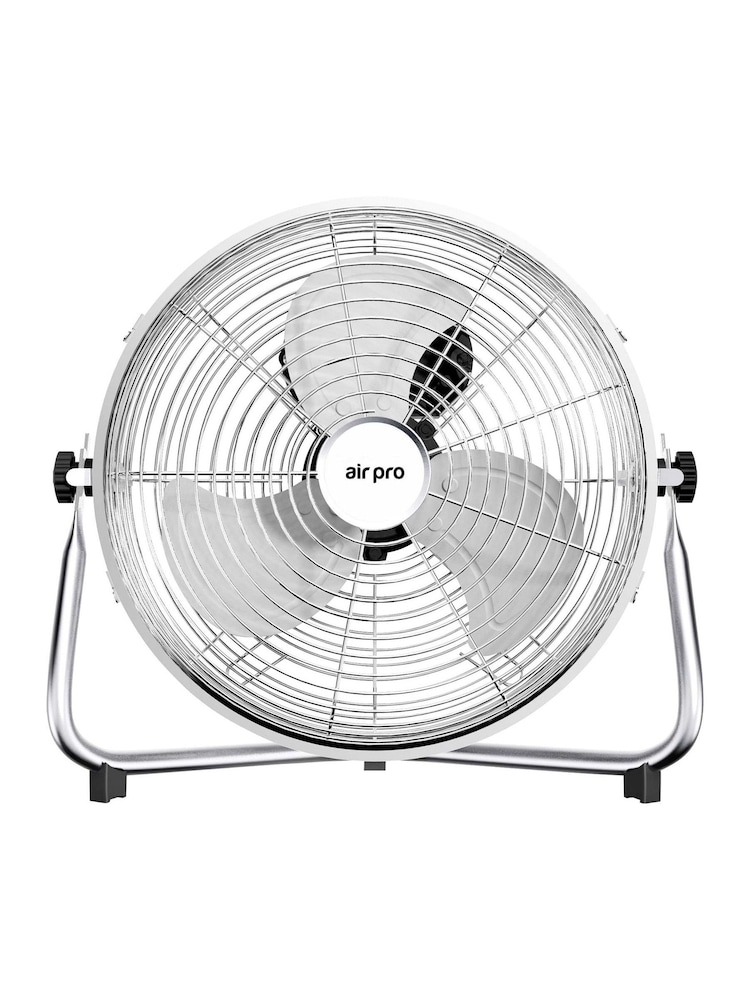 Air Pro White 14" Floor Fan with Powerful Air Cooling & Circulating - Image 1 of 7