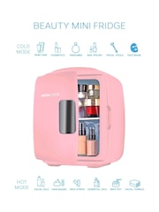 MONCOOK Pink Mini Fridge 9 Litre - Image 7 of 7