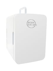 Body Escape White Mini Fridge with Glass Door 10 Litre - Image 1 of 8