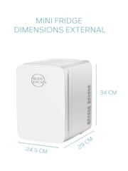 Body Escape White Mini Fridge with Glass Door 10 Litre - Image 3 of 8