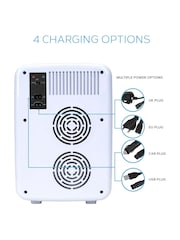 Body Escape White Mini Fridge with Glass Door 10 Litre - Image 5 of 8
