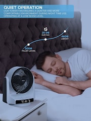 Air Pro White Air Cooling & Circulator Table Fan with 8 Speeds - Image 6 of 7