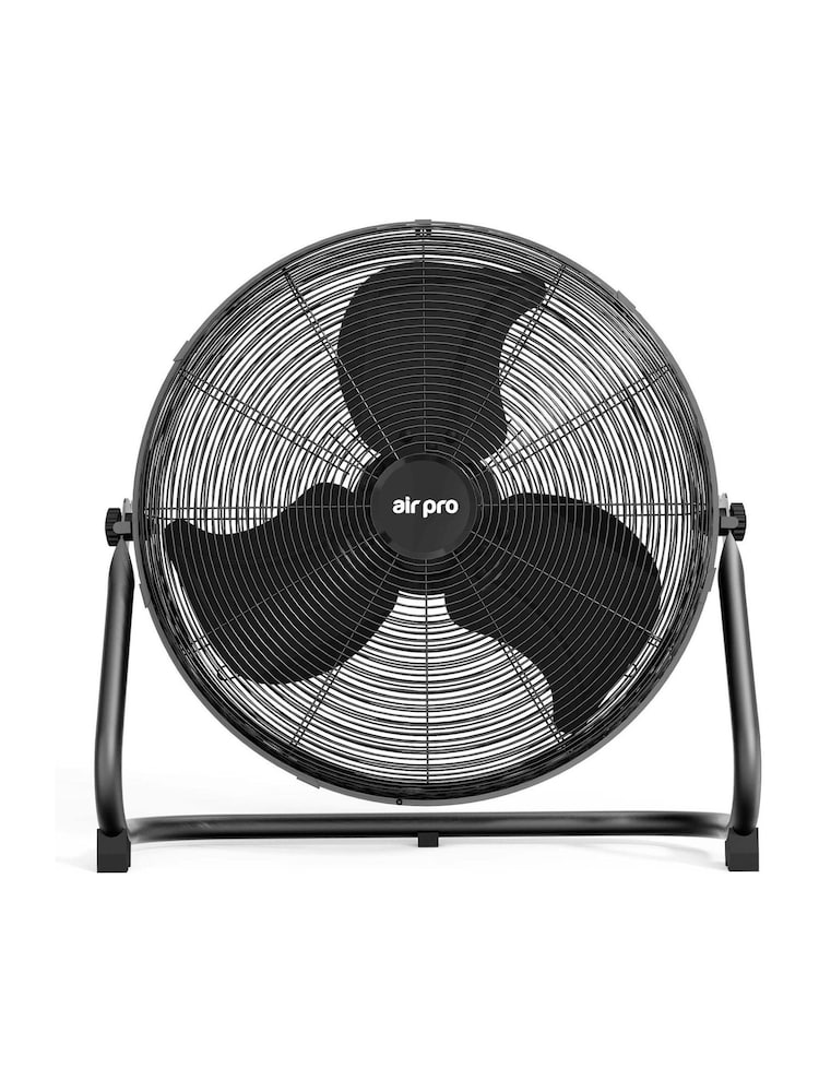 Air Pro Black 20" Floor Fan with Powerful Air Cooling & Circulating - Image 1 of 7