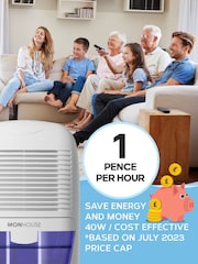 MONHOUSE White 1500ml Moisture Absorber Air Dehumidifier - Image 7 of 7