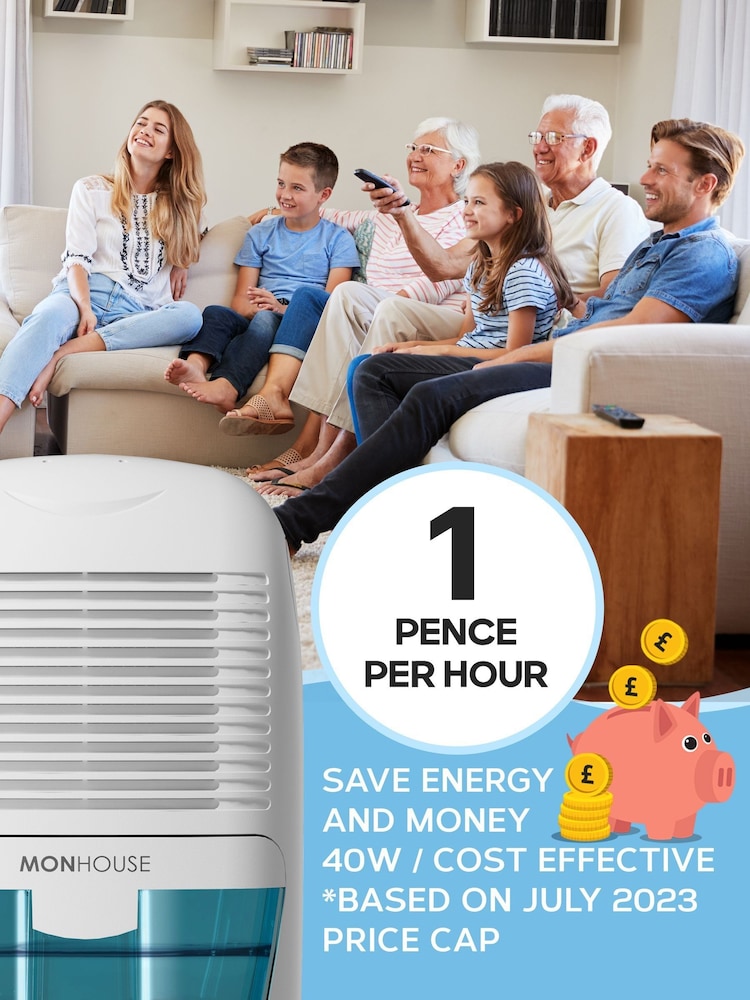 MONHOUSE White Air Dehumidifier 1500ml Moisture Absorber - Image 7 of 7