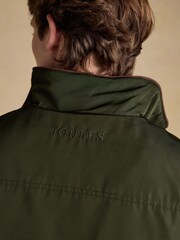 Joules Farnham Khaki Green Padded Fleece Lined Gilet - Image 10 of 11