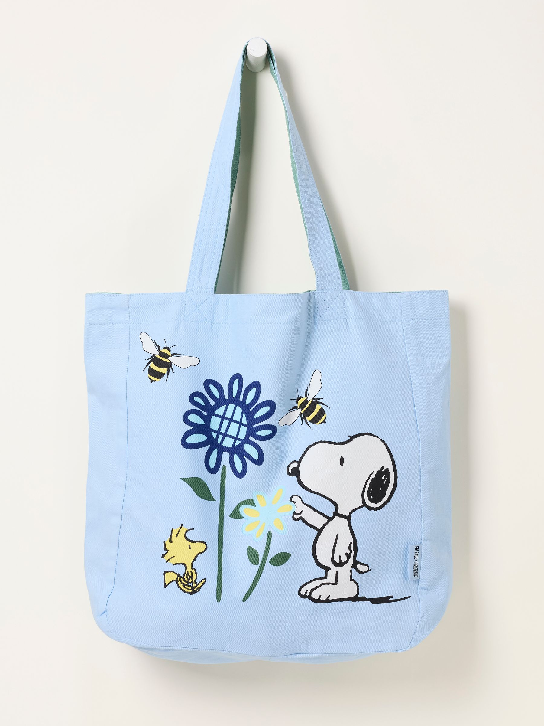 Buy FatFace Green Haze Snoopy Floral Reversible Tote Bag from the