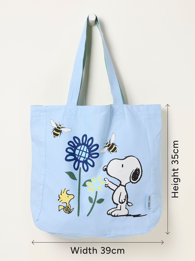 FatFace Snoopy Floral Reversible Tote Bag - Bild 3 von 3