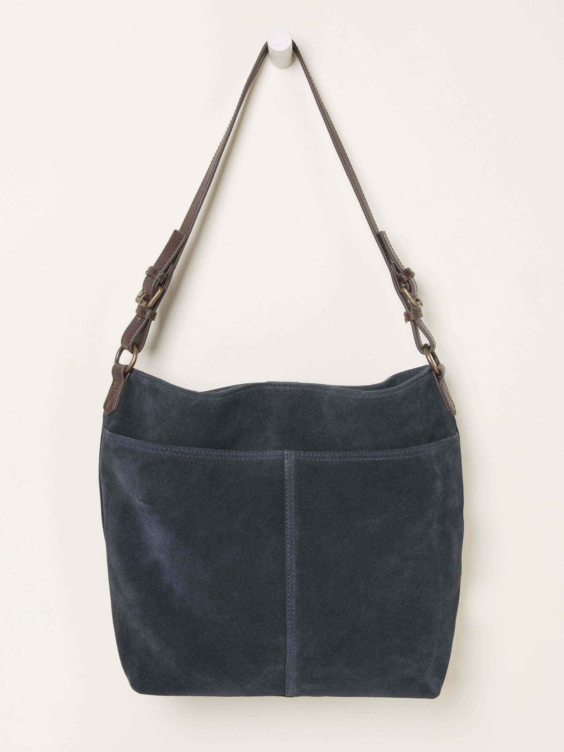 Fat Face Women's Shoulder Bag - Suede - Blue