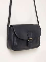 FatFace Black Pixie Leather Crossbody Bag - Image 3 of 3