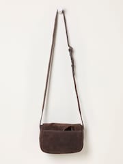 FatFace Chocolate Brown Pixie Cross-Body Bag - Image 2 of 3