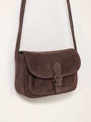FatFace Chocolate Brown Pixie Cross-Body Bag - Image 3 of 3