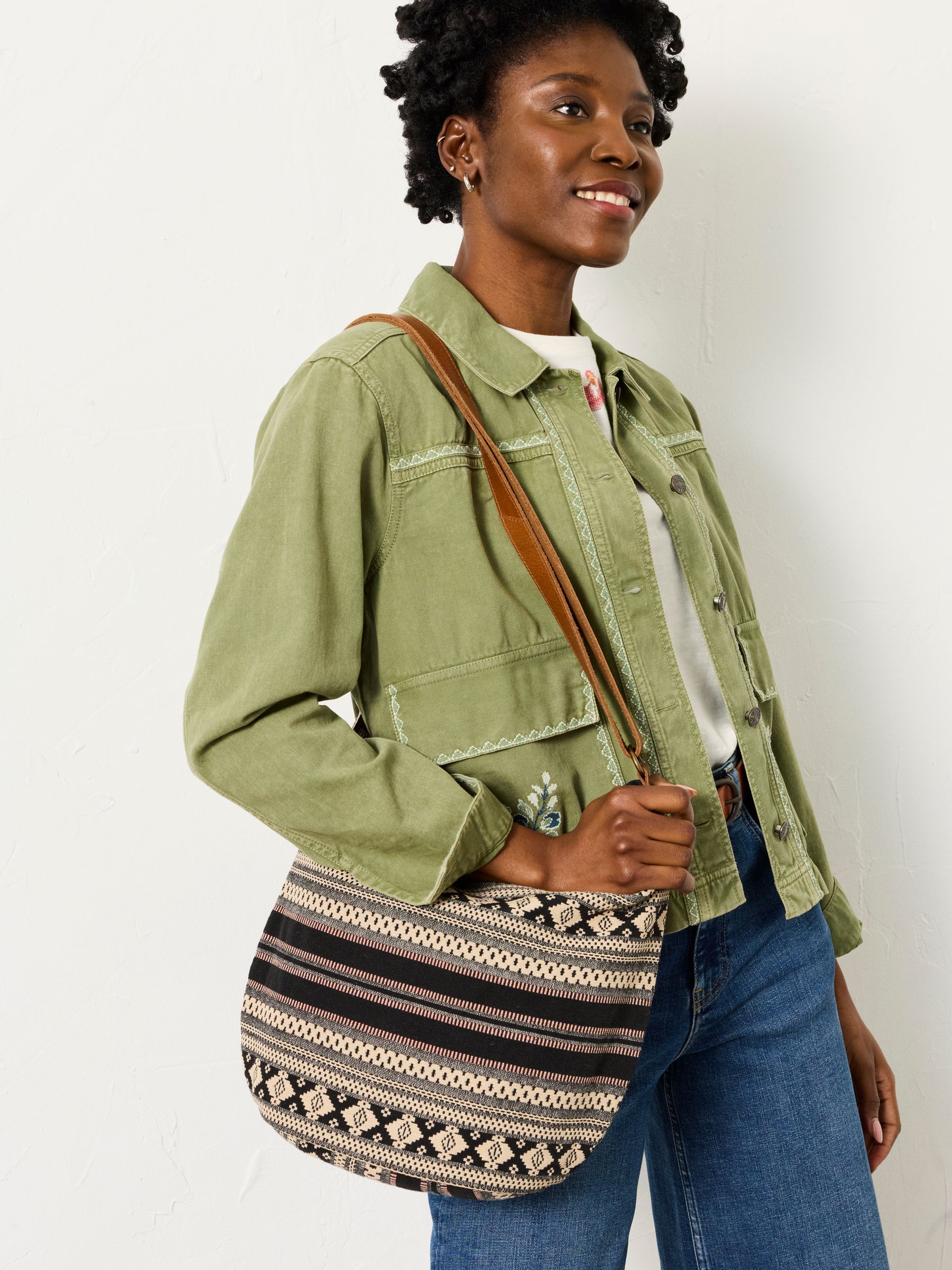 Fat Face Women's Crossbody Bag - Black