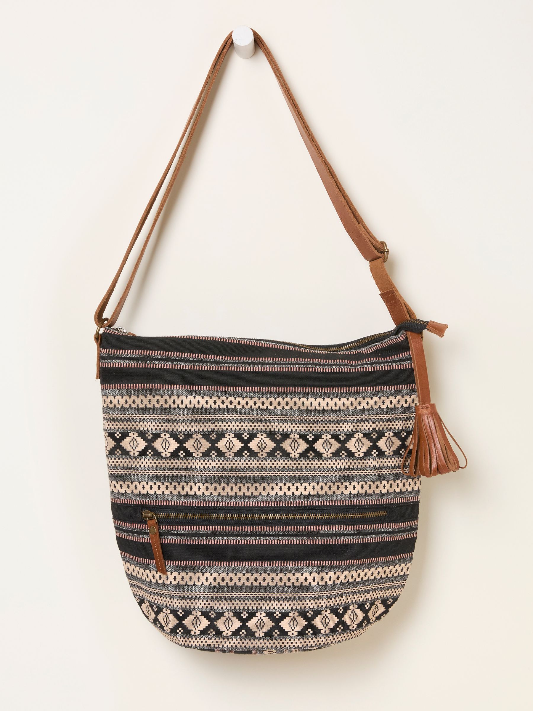 Buy FatFace Evalie Black Woven Crossbody Bag from Next USA