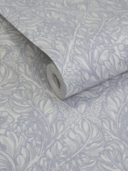 Laurence Llewelyn-Bowen Blue Rambleicious Floral Print 10M Wallpaper - Image 3 of 4