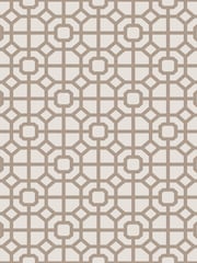 Galerie Bronze Brown Spring Blossom Lattice 10M Wallpaper - Image 2 of 2
