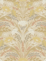 Galerie Yellow Sommarang 2 Floral Print 10M Wallpaper - Image 2 of 2