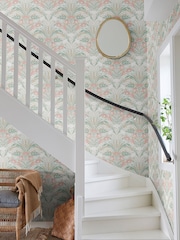 Galerie Green Sommarang 2 Floral 10M Wallpaper - Image 1 of 2