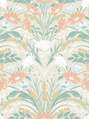 Galerie Green Sommarang 2 Floral 10M Wallpaper - Image 2 of 2