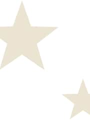 Style Sisters Beige Double Star 10M Wallpaper - Image 2 of 3