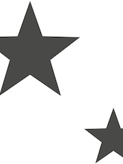 Style Sisters Black Double Star 10M Wallpaper - Image 2 of 3