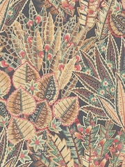 Galerie Bronze Brown Welcome Home Floral Print 10M Wallpaper - Image 2 of 6