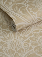 Laurence Llewelyn-Bowen Yellow Sunnyside Up Floral Print 10M Wallpaper - Image 3 of 4