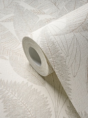 Galerie Beige Welcome Home Tree Leaf 10M Wallpaper - Image 3 of 5