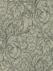 Laurence Llewelyn-Bowen Green Hedgerovia Floral Print 10M Wallpaper - Image 2 of 4