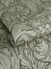 Laurence Llewelyn-Bowen Green Hedgerovia Floral Print 10M Wallpaper - Image 3 of 4