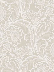 Laurence Llewelyn-Bowen Beige Sunnyside Up Floral Print 10M Wallpaper - Image 2 of 4